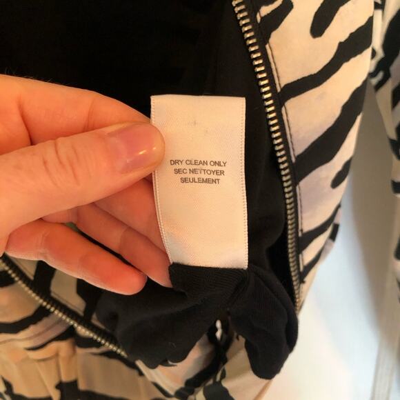 Rebecca Taylor Tiger-Striped Silk Bomber Jacket - Picture 9 of 10